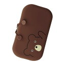 リヒトラブ LIHIT LAB. A-7716-1 SMART FIT PuniLabo ファスナーポーチ 1クマ