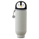 リヒトラブ LIHIT LAB. A-7712-10 SMART FIT PuniLabo スタンドペンケース 10ペンギン A771210