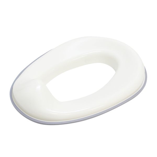 【商品説明】大人用トイレへ移行のためのトイレトレーニング用の補助便座です。●取っ手がないので、お子様がまたぎやすくなっています。●ほとんどの一般的な大人用洋式便座に取り付けていただけます。●ゴムの滑り止め付きなので、ご使用時に滑らず安心です...