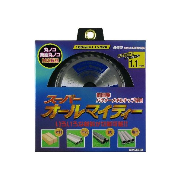 (LINEクーポン有)山真製鋸 4534587501002 スーパーオールマイティー 100mmx32P SPT−YSD−100SOX