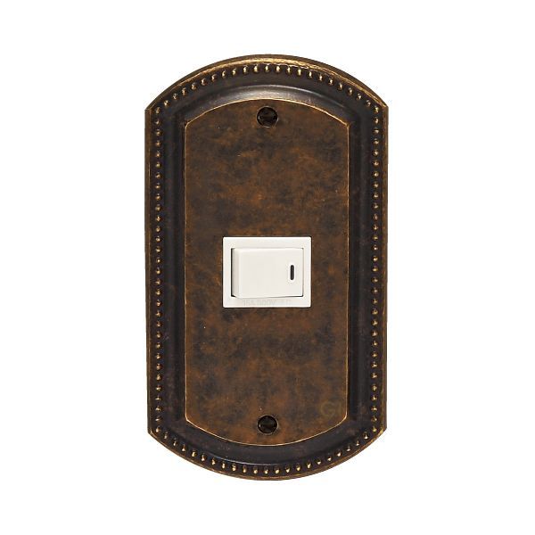 ゴーリキアイランド 790061 真鍮製スイッチプレート フルカラーシリーズ用 PB01 古色 真鍮 スイッチカ..