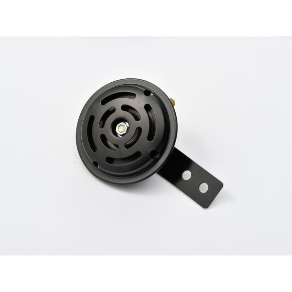 デイトナ DAYTONA 96227 ホーン12V 外径φ70 ステー渦穴φ6 ブラック ウズアナ 汎用