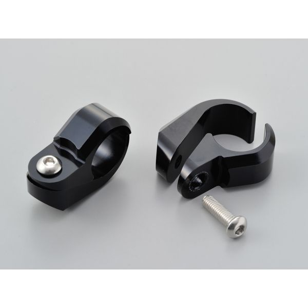 デイトナ DAYTONA 99445 アクセサリークロスバー用クランプセット ブラック バイク用品 電子機器類 汎..