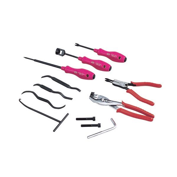 KTC 京都機械工具 ATBX12 ブレーキツールセット ドラムブレーキ用 12PC ケイティーシー 整備 ドラムブレーキ調整 ドラムブレーキ整備 ハンドツール KTCツール KYOTO