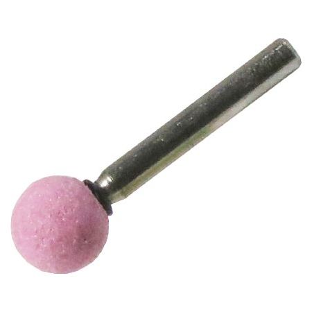 (LINEクーポン有)ヤナセ PA16B 軸付砥石 PA ピンク 球型 6mm軸 φ16×16×6 ＃60
