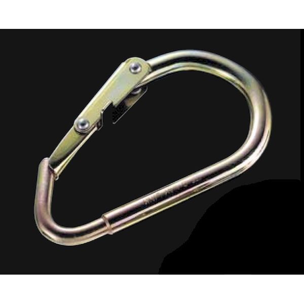 ふじわらアイオウル06-6976-3201【商品説明】●特徴：直径48.6mmまでのパイプまたは丸棒に掛けることができます。足場用パイプに掛けられます。開閉桿は内外両方向に動きます。単管などに掛けたあと、フック部にはロープやシートをワンタッチで着脱できます。軽荷重用（許容荷重27kgf）です。●注意：※シートのハトメ径が小さいときはKA-50C8をご使用ください。※開閉桿もワンタッチ式のため人体確保には絶対に使用しないでください。●材質：鉄(クロメートメッキ)●質量(g)：154●D(mm)：10●L(mm)：123●W(mm)：75