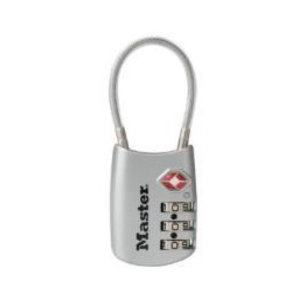 (LINEクーポン有)MASTER LOCK 0071649315688 4688JADSLV ナンバー可変式TSAロック ...