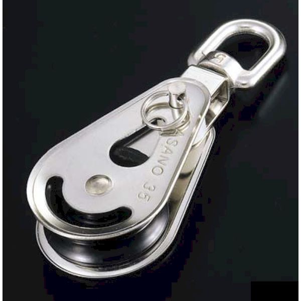 (LINEクーポン有)ふじわら アイオウル MIK-35 ミニブロック スナッチ式 回転式 車径35mm MIK35