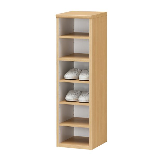 Slippers Racks - 【お客様組み立て】【個数：1個】白井産業 STN-9026NW 直送 代引不可・他メーカー同梱不可 スリッパラック スタンス STN9026NW シューズラック フリーラック カラーボックス