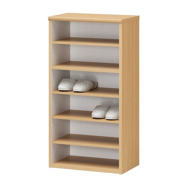 Slippers Racks - 【お客様組み立て】【個数：1個】白井産業 STN-9047NW 直送 代引不可・他メーカー同梱不可 スリッパラック スタンス STN9047NW フリーラック 玄関収納 シューズラック