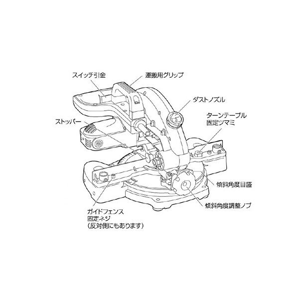 【即納在庫品】高儀 TAKAGI 1401668 EARTH MAN 卓上丸のこ 190mm TM−190A