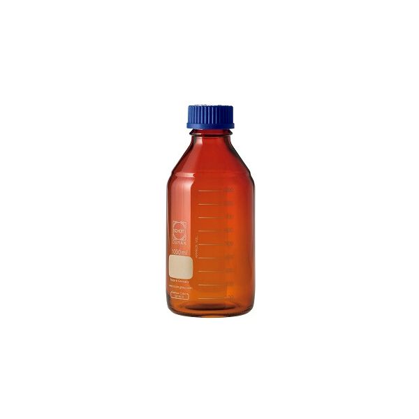 アズワン 1-1961-06 ねじ口びん茶褐色1000mlGL−45A【1本】 1196106 Sciences Life DWK ねじ口瓶丸型茶褐色 SCHOTT