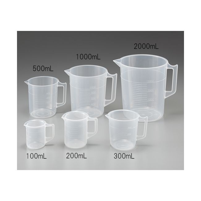 アズワン 1-4622-14 ポリプロピレン手付きビーカー500ml【1個】 1462214