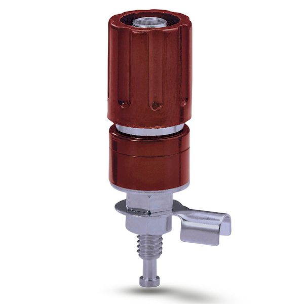 Rakuten - サトーパーツ T-1-R ターミナル 取付穴φ8．7 125V−10A 赤 T1R