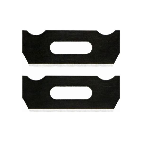 【商品説明】●貴克 替刃式鉋 42mm 専用替刃●逆目押さえ ワンタッチ替刃式 仕上用●入数：2枚鉋　かんな　カンナ　大工　工作