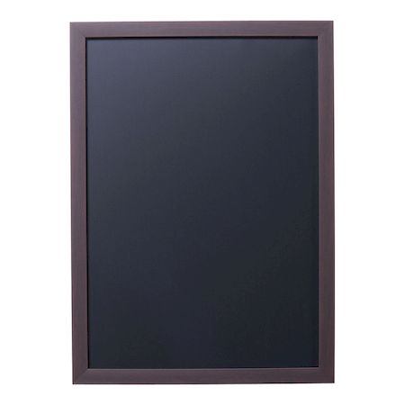Blackboards - YBC0502 樹脂フレーム ブラックボード ブラウン A3 745924