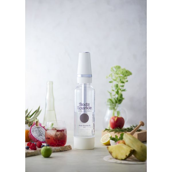 (LINEクーポン有)ソーダスパークル MS3-WH ソーダスパークル マルチスパークル3 ホワイト 炭酸水メーカー MS3WH