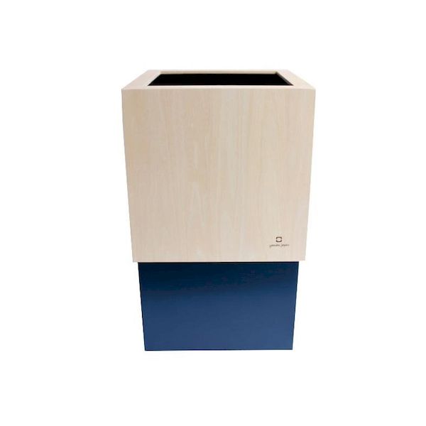 4560157612274 【4個入】W CUBE ダストボックス YK06−012 ダークブルー 88164【キャンセル不可】