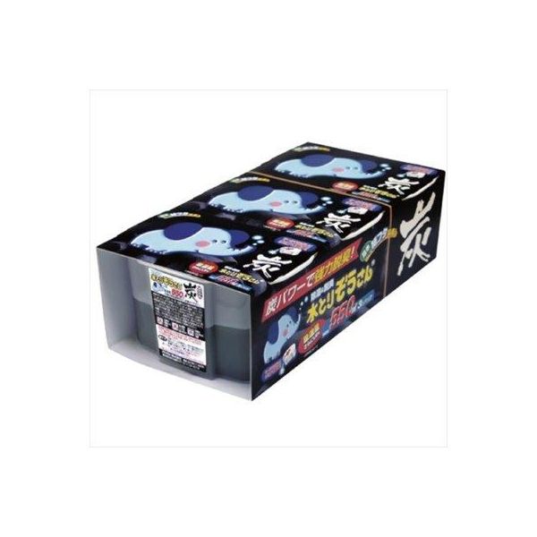 4904637999781 【15個入】 水とりぞうさん炭550ML 3個パック 97988【キャンセル不可】(3.0)