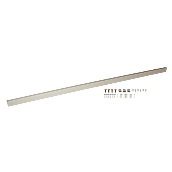 【商品説明】●耐荷重：・ピン：5kg・ネジ：10kg(フック1ヶあたり5kgまで)。●材質：・本体：アルミ/樹脂・キャップ：樹脂・フック：スチールメッキ●付属品：壁取付金具/石膏ボード用ピン/木壁用ネジ●テレビの取付穴ピッチが100mmまたは200mmピッチ専用です。●取付場所：石膏ボード壁、ベニヤ壁、木壁、木桟●サイズ縦_本体（mm）：18●サイズ横_本体（mm）：85●サイズ高さ_本体（mm）：955●重量_本体（g）：200インテリア 壁収納 DIY 石膏ボード ピンフック