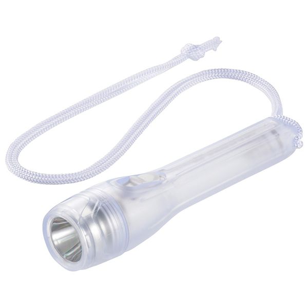 オーム電機 LHP-06B5-W LED懐中ライト 単3形×2本付属／69lm／白色LED／連続使用29時間／ホワイト LHP-06B5-W LHP06B5W