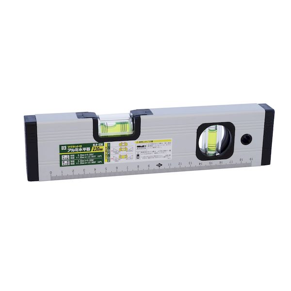 (LINEクーポン有)新潟精機 SK ALM-230 アルミ水平器 マグネット付 230mm ALM230