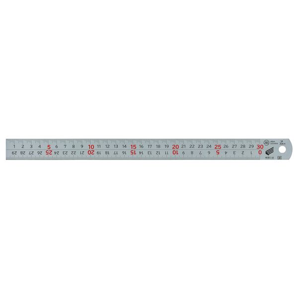 (LINEクーポン有)新潟精機 SK SV-300KDDF シルバースケール快段目盛 両面 300mm SV300KDDF