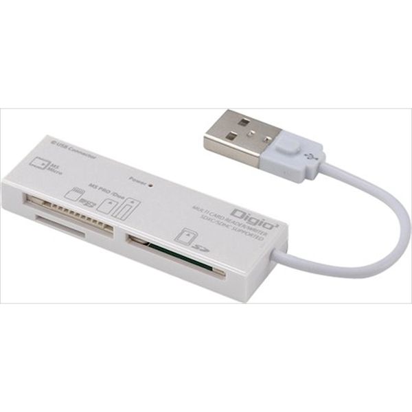 (LINEクーポン有)ナカバヤシ CRW-5M52NW USB2．0マルチカ−ドリ−ダ− CRW5M52NW