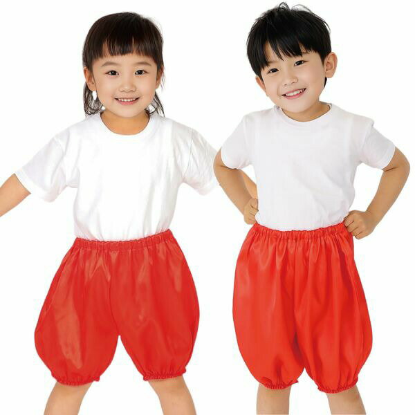 樂天商城 - アーテック ArTec 015050 ソフトサテン かぼちゃパンツ 幼児用 赤