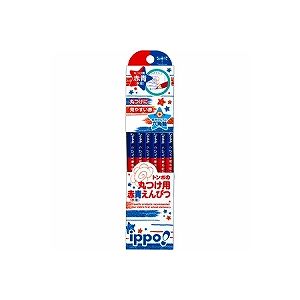トンボ鉛筆メーカーお問い合わせ：0120-834198【商品説明】●赤色は、小学校でも使用される白色度の低いノートやドリルでも見やすい丸つけに最適な赤色です。●本体サイズ：幅48×厚さ17×全長198mm●本体重量：71g●事務・学習用●6角軸●仕様：赤藍比＝5対5●入数：12本入