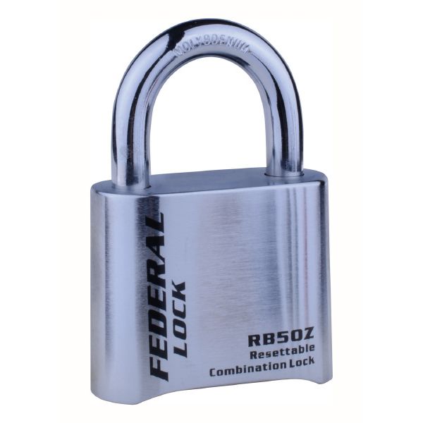 (LINEクーポン有)FEDERAL フェデラル RB50ZR-K-P ダイヤル式南京錠チェンジKEY付ク...