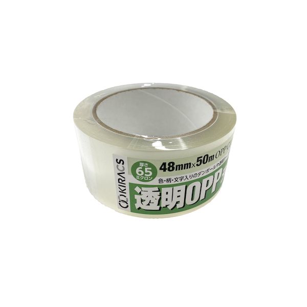 (LINEクーポン有)4522418313214 キラックス 透明OPPテ-プ 48mm×50M