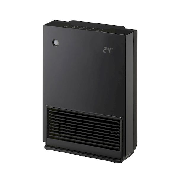 (LINEクーポン有)ユアサプライムス YKT-S1200DM K 人感・温度センサー付大風量セラミック YKTS1200DMK
