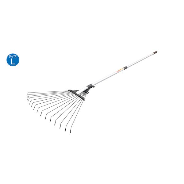 片山利器 600191 TH アルミ柄 伸縮式ガーデンレーキ L GR−180L