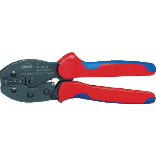 壓接鉗 - 【即納在庫品】「直送」クニペックス KNIPEX 9752-34 圧着ペンチ プレシフォース 220mm 輸入 工具 975234 プレシフォース 220mm KNIPEX9752-34 KNIPEX社 4003773051879