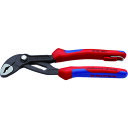 【即納在庫品】「直送」クニペックス KNIPEX 8702-180TBK ウォーターポンププライヤー コブラ コンフォートハンドル落下防止リング付 180mm 8702180TBK(3)