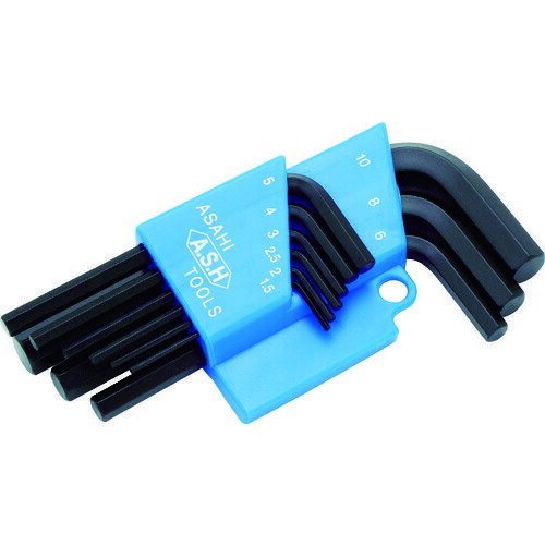 【即納在庫品】「直送」旭金属工業 ASAHI AWS0990 ASH 六角棒レンチセット9本組 AWS-0990 TOOLS 10mmAW..