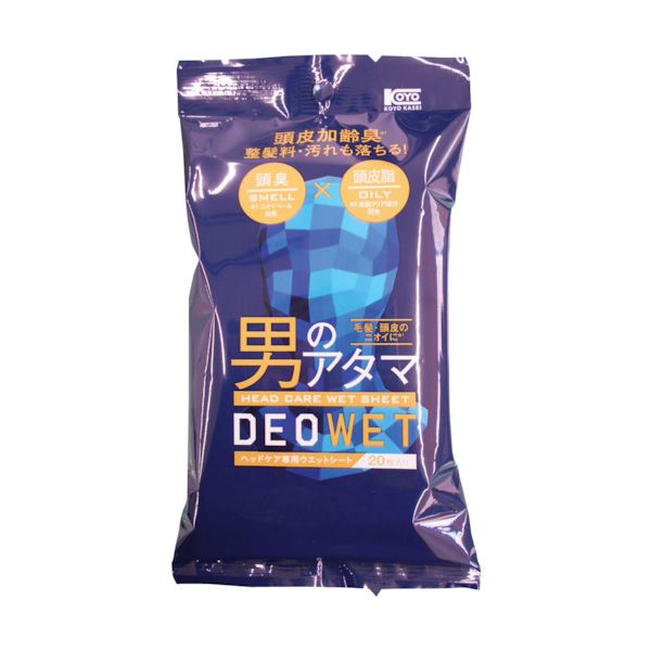 【即納在庫品】「直送」コーヨー化成 00-0985 デオウエットヘッドケアシート20枚 000985