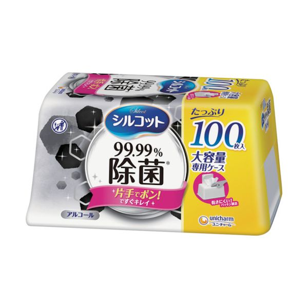 樂天商城 - 【即納在庫品】「直送」ユニ・チャーム 415779 シルコット99．99除菌ウェットティッシュ 本体大容量100枚