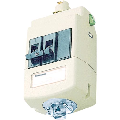 【特長】●上段3P回路用の2P型ターミナルプラグです。●ブレーカ内蔵（N-BAK-50K型）です。●形態により、［［R1］］型・［［R2］］型・［［R3］］型の3タイプがあります。【仕様】●定格：2P30A200V・E付●タイプ：［［R3］］型【仕様2】●色：クリームグレイ【注意】●ファクトライン30には使えません。【原産国】日本