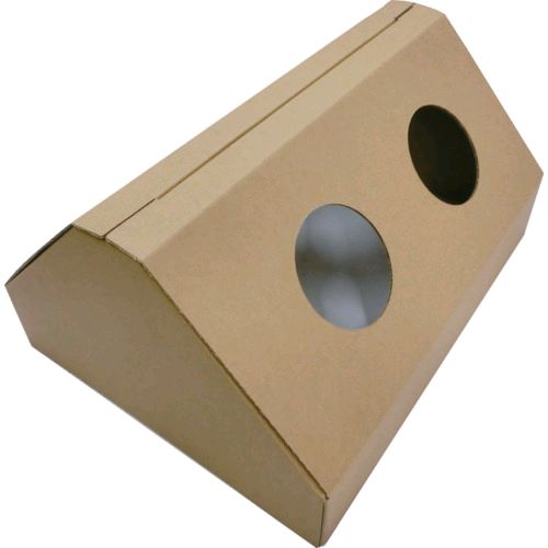 TRUSCO DBG90F ダンボール製ゴミ箱 90L 蓋