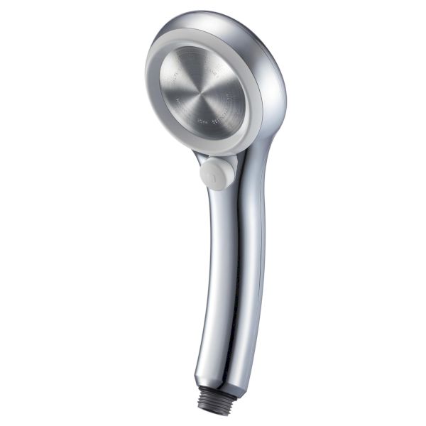 (LINEクーポン有)三栄水栓 SANEI 4973987648137 レイニーメタリック ホワイト 節水シャワーヘッド PS313-81XA C