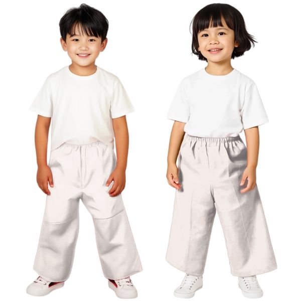 アーテック ArTec 001953 衣装ベース ズボン 幼児～小学校低学年用 白 4521718019536