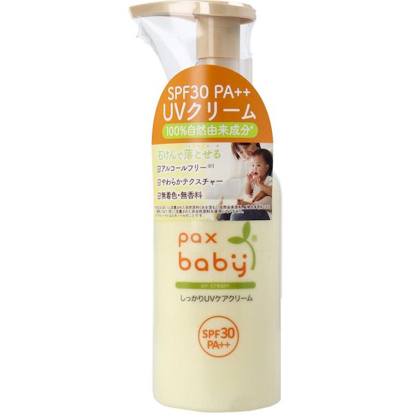 (LINEクーポン有)4904735058311 パックスベビー しっかりUVケアクリーム SPF30 90g...