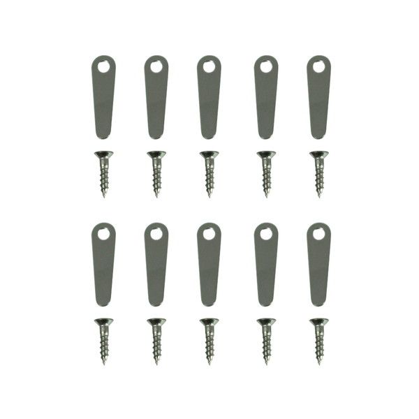 【商品説明】●入り数:1パック●額縁工作用金具●6分/10ヶ入●木ネジ×10本額縁　壁　インテリア