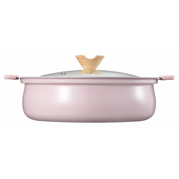 (LINEクーポン有)カクセー CT-22 コロント IH対応 セラミックコーティング卓上鍋 24cm CT22