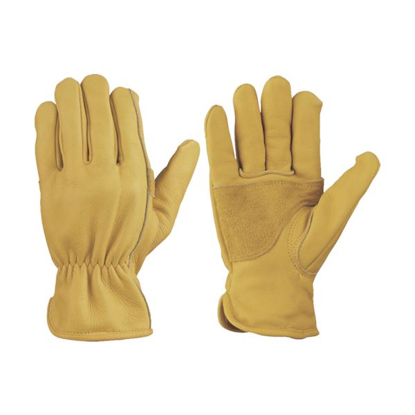 【即納在庫品】「直送」シモン CG-990 キャンプ・作業用 牛本革当付手袋 CG−990 Lサイズ CG990