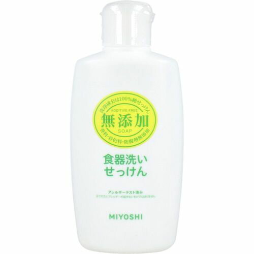 4537130102046 無添加 食器洗いせっけん 本体 370mL【キャンセル不可】 1