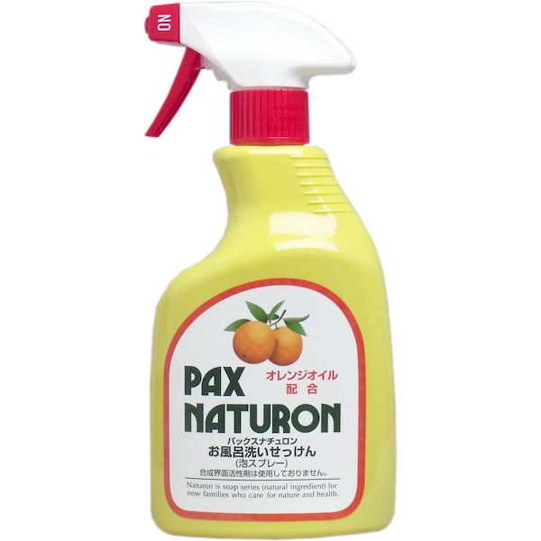 (LINEクーポン有)4904735053286 パックスナチュロン お風呂洗いせっけん 泡スプレー 500mL【キャンセル不可】 太陽油脂 お風呂洗い石けん 本体