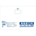 【スーパーSALEサーチ】4976797129933 規格袋 透明 13号 0.03×260×380mm 100枚入【キャンセル不可】